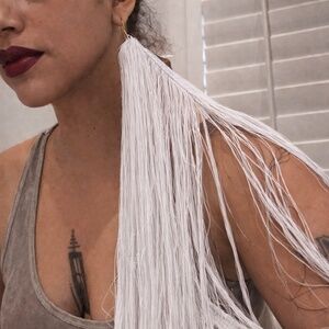 The Single Fringe Statement earring